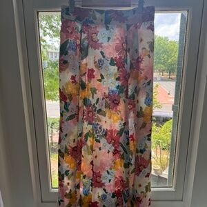 Sézane Tabata skirt in pastel flowers